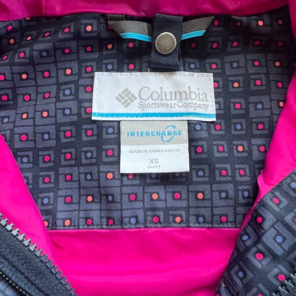 Girls Columbia Interchange Winter Coat Outer Layer xs - Picture 2 of 5